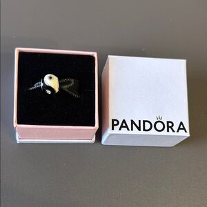 Pandora Black and White Yin Yang Charm Bracelet Bead